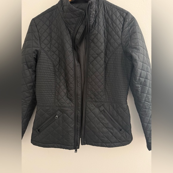 The North Face Black Insulated Jacket Luna Women’s Medium Quilted Belt Hiking - Picture 7 of 12